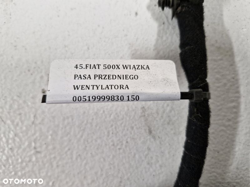 FIAT 500X WIĄZKA PASA PRZEDNIEGO WENTYLATORA 00519999830 - 7