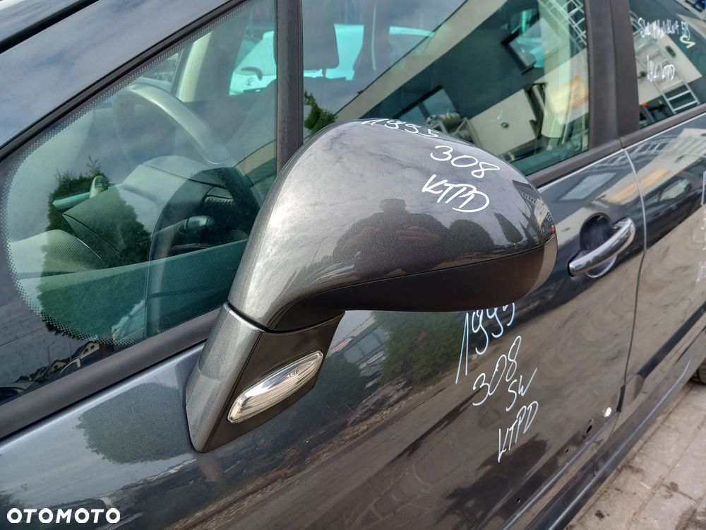 PEUGEOT 308 LUSTERKO LEWE PRZEDNIE LEWY PRZÓD KOLOR: KTPD