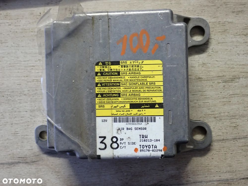 TOYOTA COROLLA E12 STEROWNIK PODUSZEK AIRBAG 89170-02290 - 1
