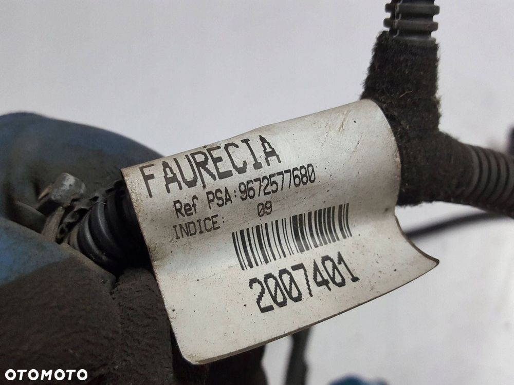 CITROEN DS5 I 11-15r WIĄZKA CZUJNIKÓW PARKOWANIA PDC PRZÓD 9672577680 - 2