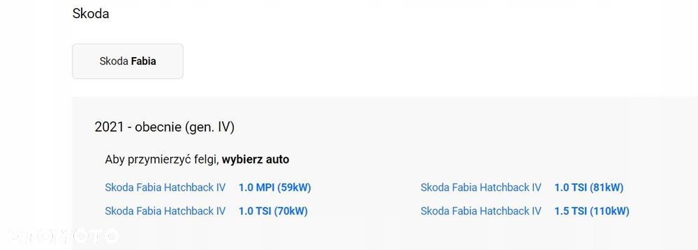 Skada Fabia 16x6,5/5x100x57,1 ET47 NF42 - 8