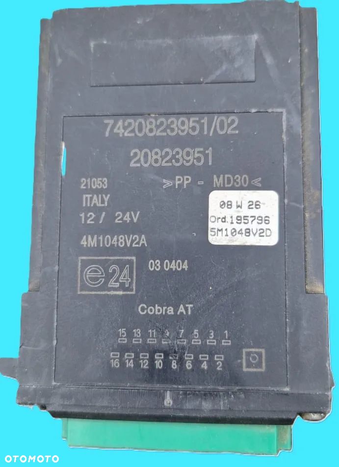 Modul Sterownik Zamka Centralnego 7420823951 VOLVO FH FM RENAULT DXI - 2