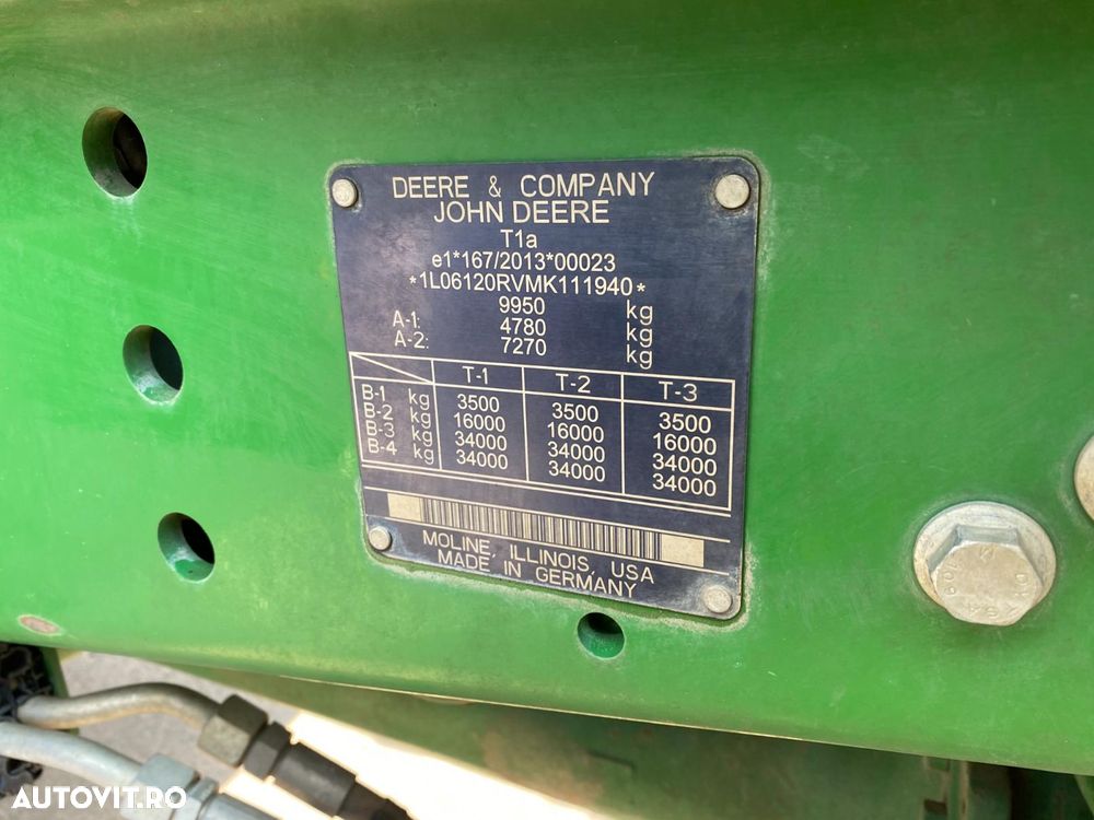 John Deere 6120R TRACTOR AGRICOL 4x4 - 22