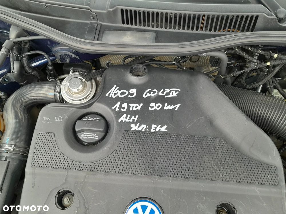 VW GOLF IV SILNIK 1.9 TDI 90KM DIESEL OZNACZENIE: ALH - 2