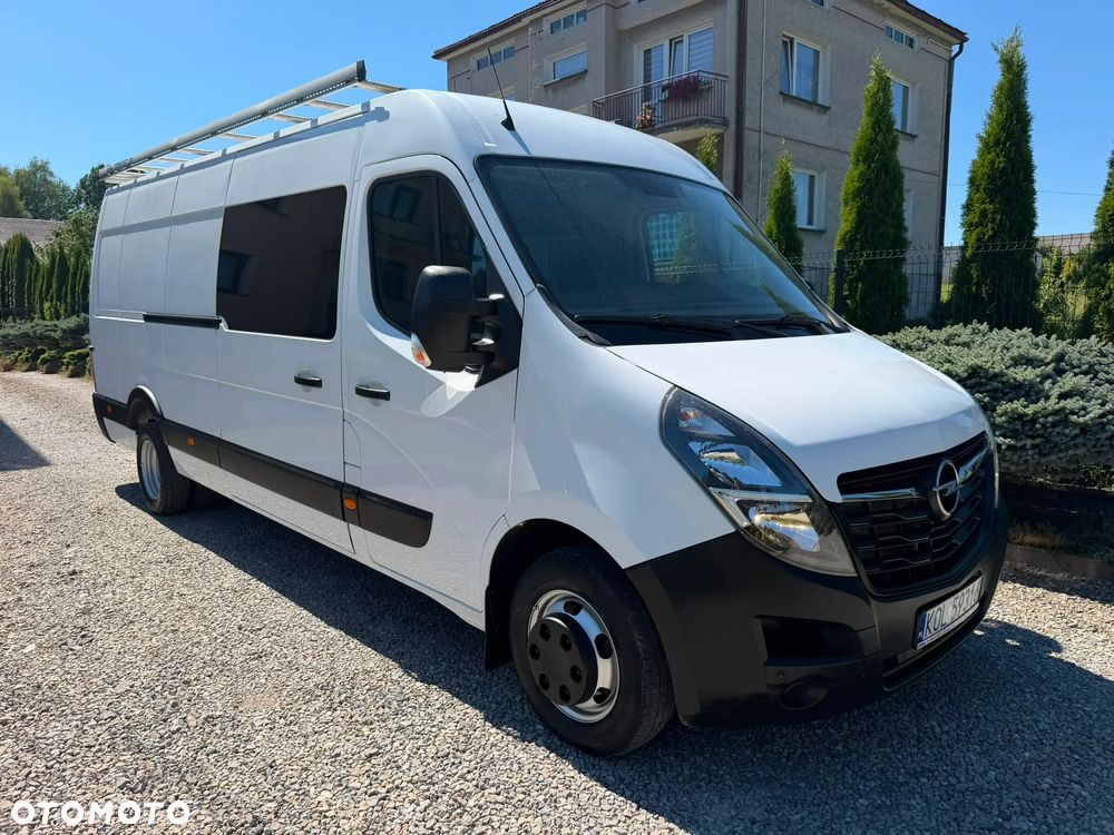 Opel Movano L4H2 Na bliźniaku HAK Bagażnik dachowy + drabinka Klima Tempomat Czujniki Kamera cofania Holenderka - 5