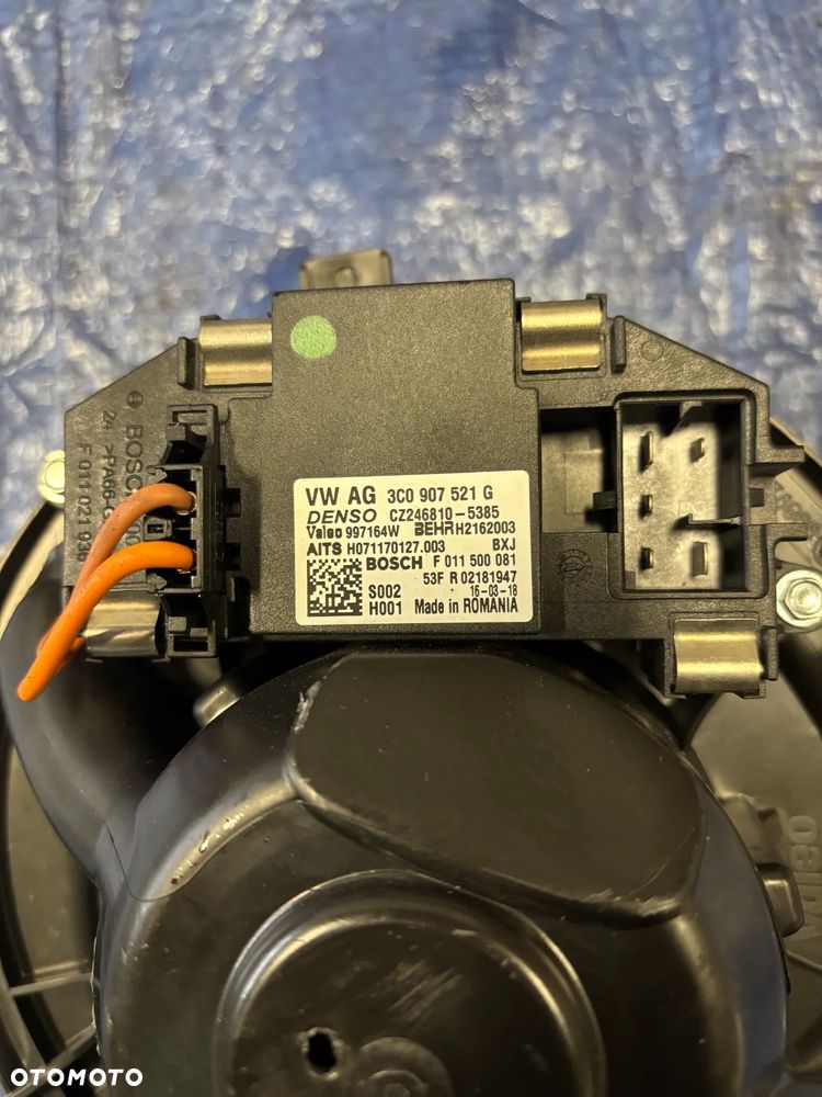VW Sharan Seat Alhambra wentylator nagrzewnicy 3C0907521G - 4