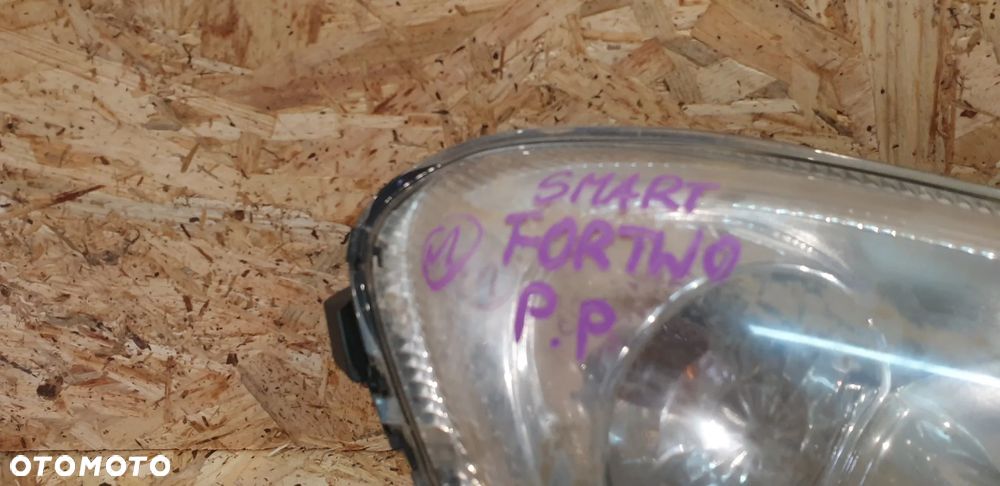 Smart ForTwo II 451 Lampa Przednia Prawy Przód P.P. 0301229202 - 3
