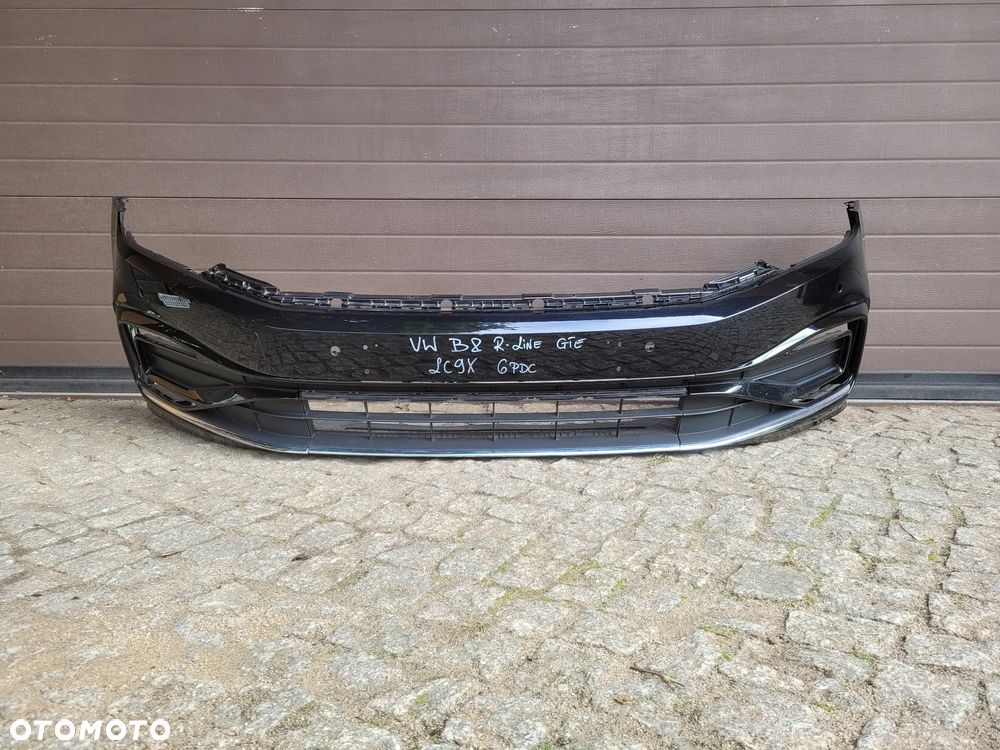 ZDERZAK PRZEDNI PRZÓD VW PASSAT B8 R-LINE GTE LC9X PDC - 2
