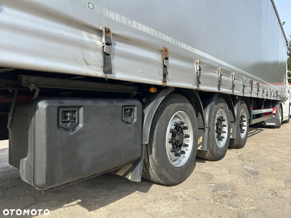 Schmitz Cargobull SCHWARZMULLER / PODNOSZONY DACH 385/55 R 22.5 OPONY / BARDZO LEKKA WAGA 5960 KG / 2016 ROK !! - 34