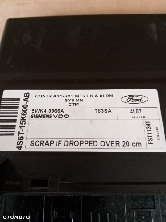 Modul komfortu ford fiesta mk6 4S6T-15K600-AB - 2