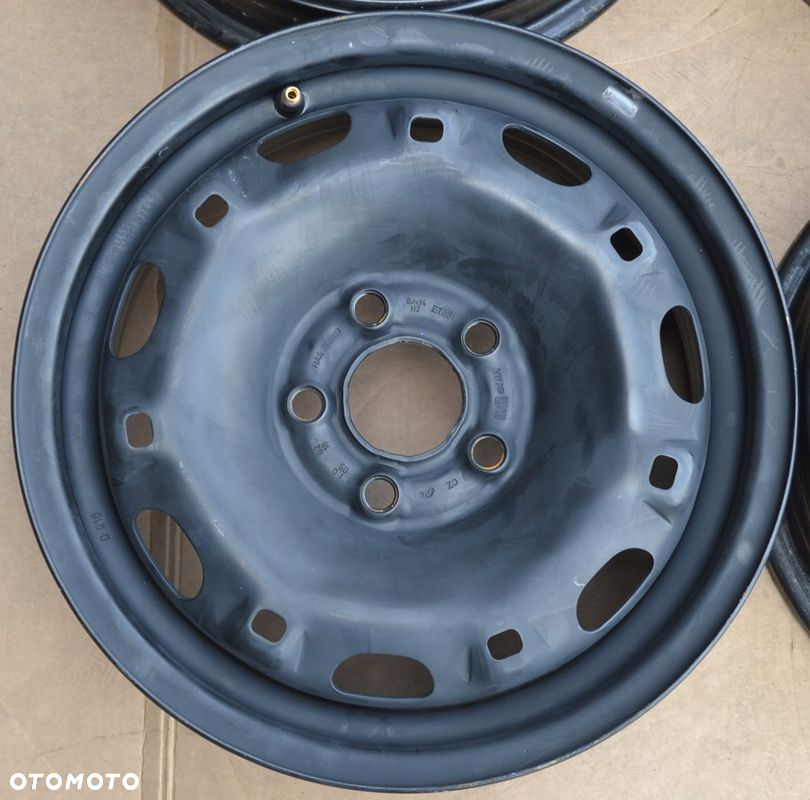 FELGI STALOWE OEM VW SKODA SEAT 5x100 5J14 ET 35 x4szt F-522 - 4