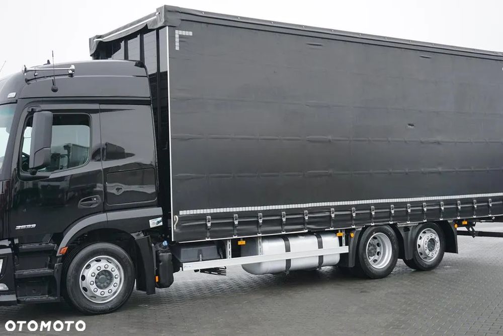 Mercedes-Benz / ACTROS / 2533 / ACC / E 6 / FIRANKA / ŁAD. 15 450 KG / 19 PALET - 15