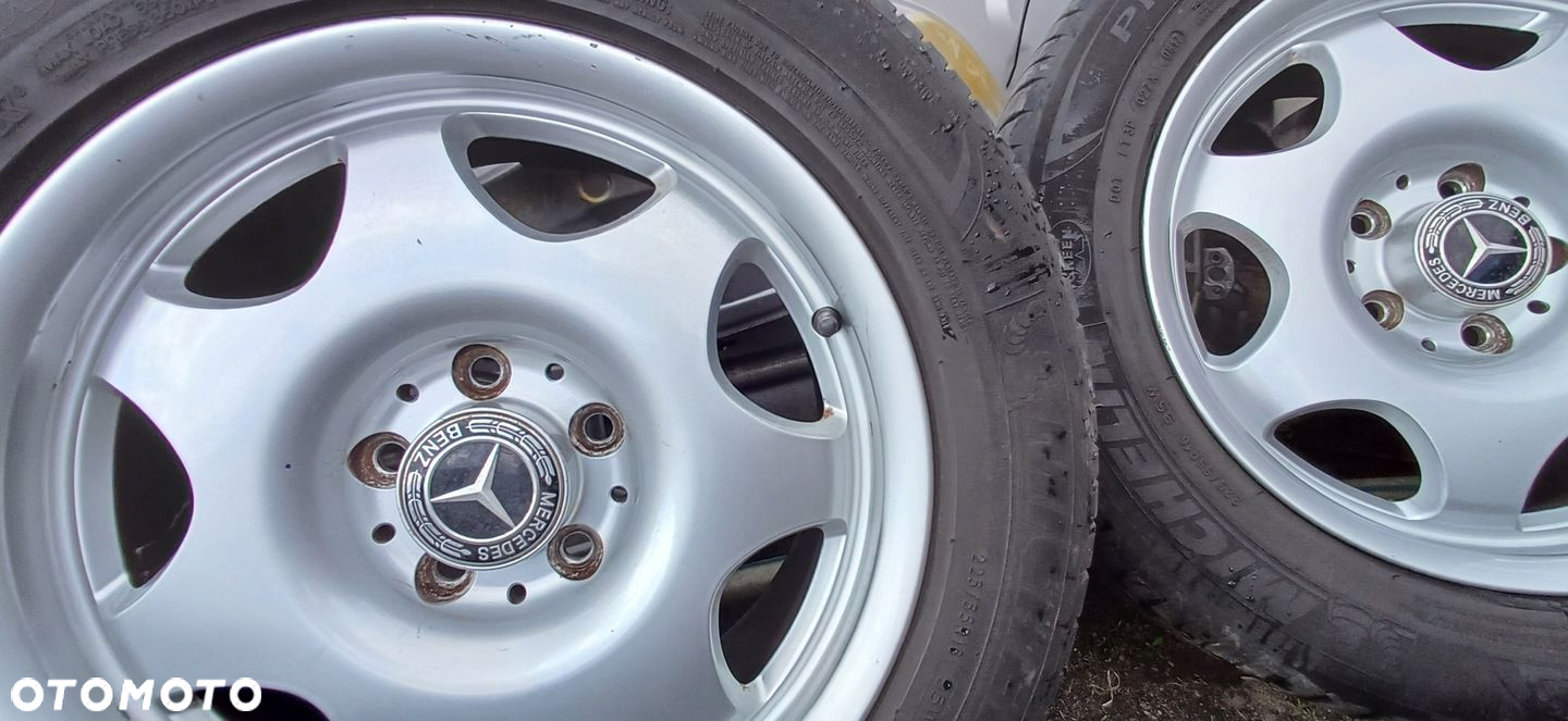 MERCEDES W211 W220 FELGI 16 ALUFELGI OPONY KOŁA 225/55 R16 MICHELIN PRIMACY - 6