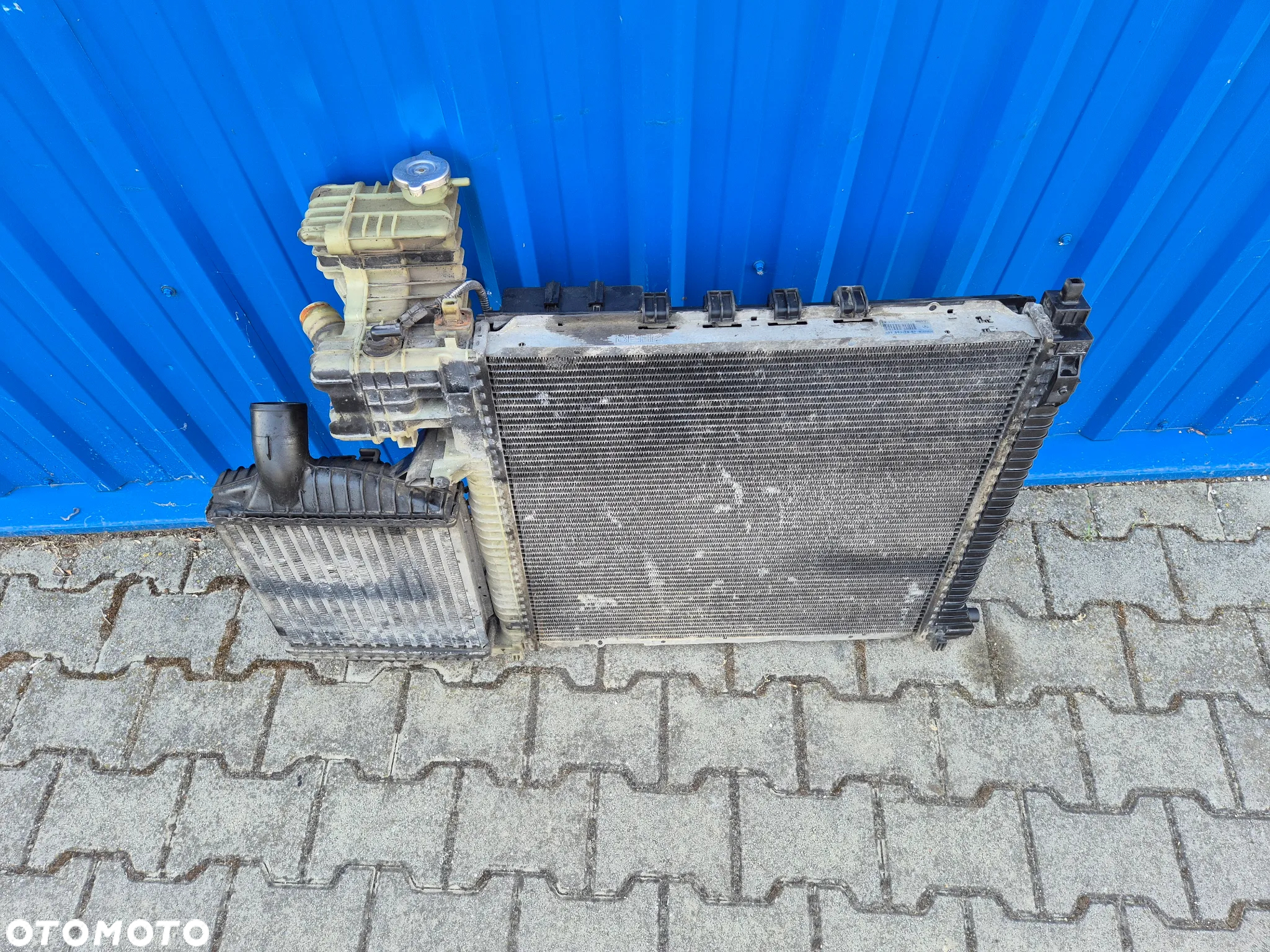 CHŁODNICA WODY + CHŁODNICA POWIETRZA( INTERCOOLER) + WENTYLATOR MB VITO W 638 2.2 CDI - 9