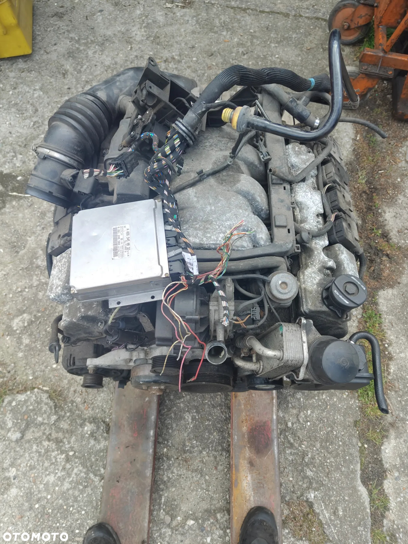 SILNIK KOMPLETNY SWAP Mercedes 5.5 AMG 113981 M113 Ml w163 w220 - 7