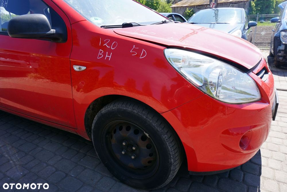 MASKA ZDERZAK BŁOTNIKI LAMPY I20 I BH  HYUNDAI 2008-2012 CZERWONY PRZÓD KOMPLETNY - 13