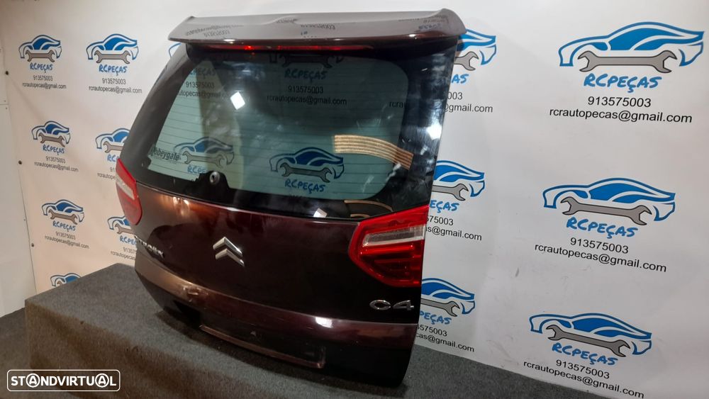PORTA TAMPA MALA CITROEN C4 PICASSO I 1 MK1 UD SPOILER LIP AILERON FECHO PUXADOR MOTOR VIDRO 3º STOP - 2