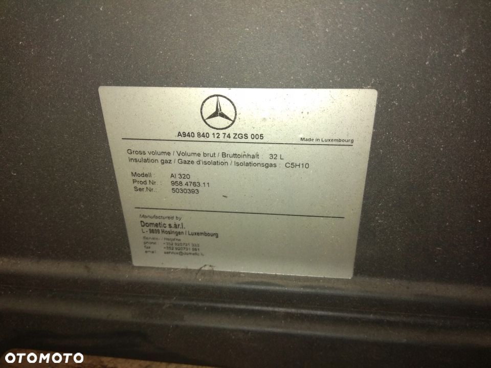 Schowek dolny Mercedes Axor Actros A9408401274 - 5