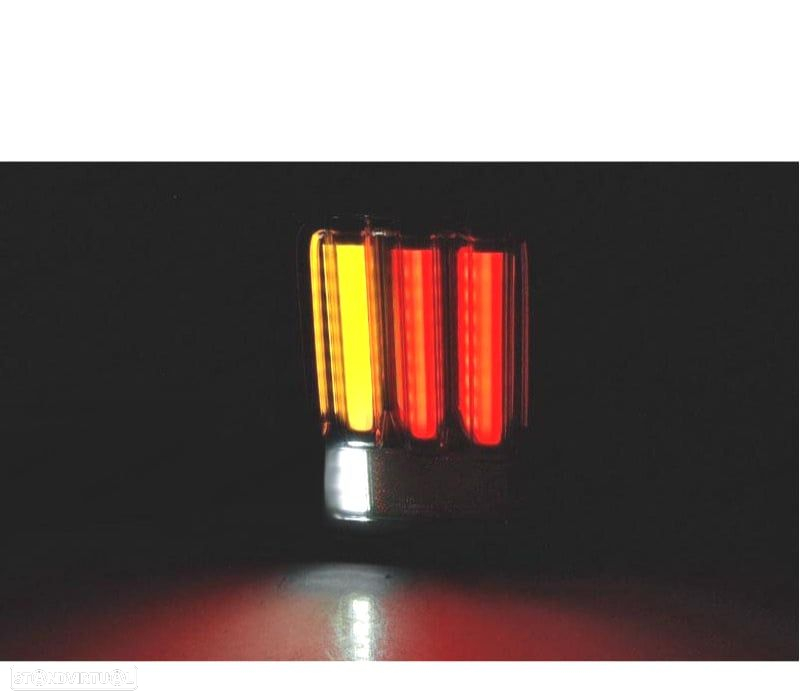 FAROLINS TRASEIROS PARA JEEP WRANGLER JK 07-18 LED BAR FUMADO PRETO - 3