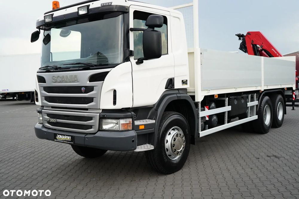 Scania / P 360 / 6 X 4 / SKRZYNIOWY + HDS / HMF 1730 K3 / RETARDER / ROTATOR / PILOT - 19