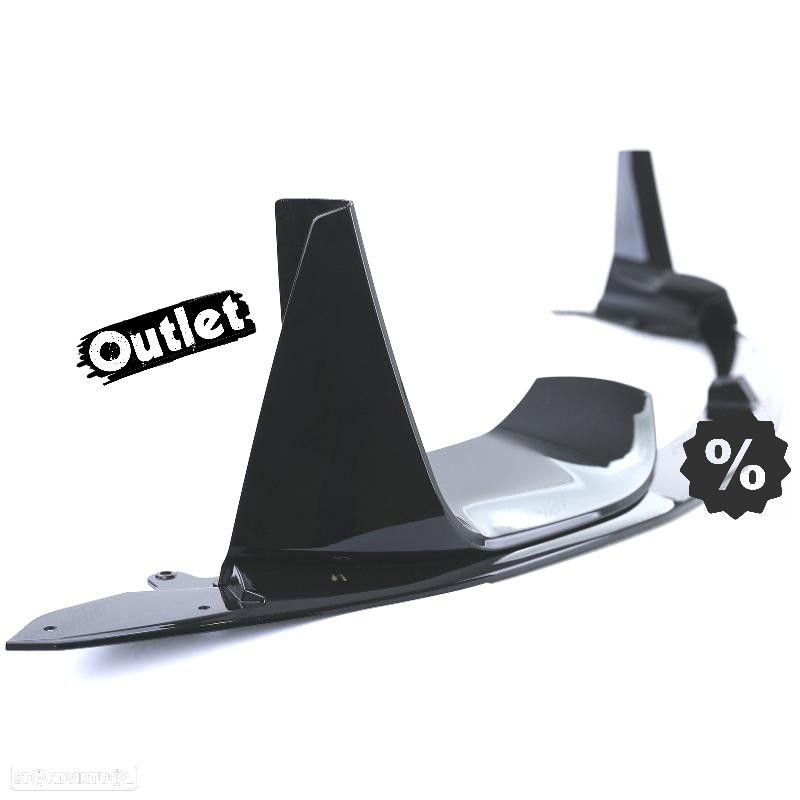 C011011C1 SPOILER LIP FRONTAL BMW F80 M3 F82 F83 M4 14- PRETO BRILHANTE - 6