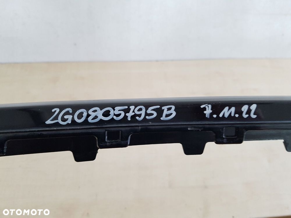 vw polo 2g r-line listwa zderzaka przód 2g0805795b - 3