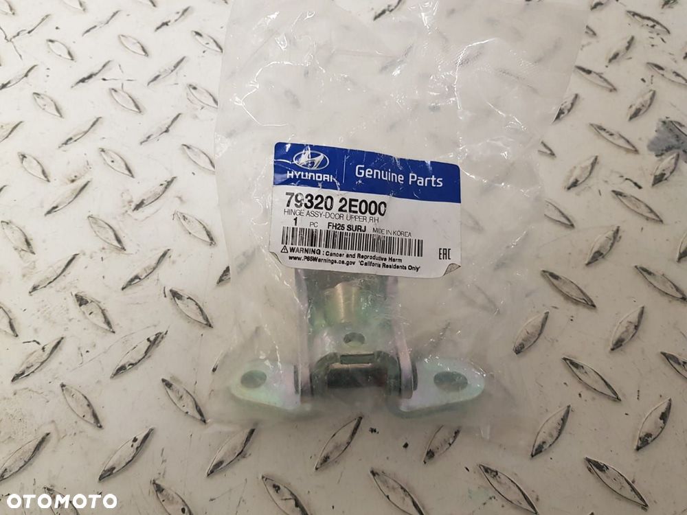 ORYGINALNY FABRYCZNIE NOWY ZAWIAS DRZWI PRAWY TYLNY GÓRNY KIA NIRO SPORTAGE HYUNDAI TUCSON KONA - 1