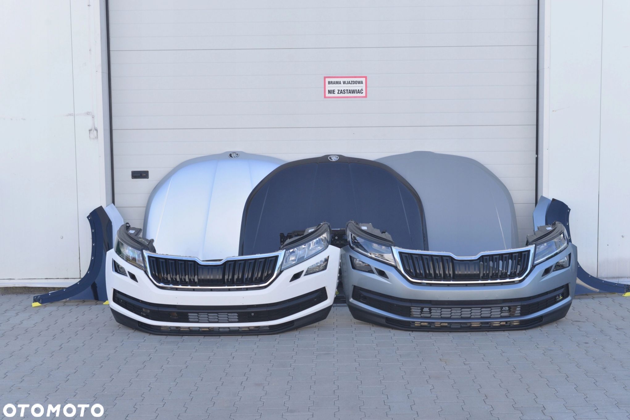 MASKA ZDERZAK GRILL BŁOTNIK LAMPA H7 XENON LED PAS BELKA SKODA KODIAQ - 1