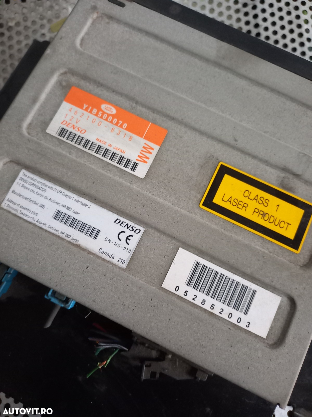 Unitate Magazie Cd Navigatie Gps Land Rover Range Rover Sport L320 Discovery 3/4 Cod 462100-8318 An 2005-2006-2007-2008-2009-2010-2011-2012 - Dezmembrari Arad - 7