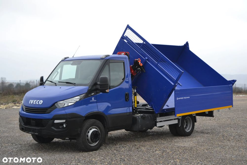 Iveco 72-180 72C18 Nowy 3-stronny WYWROT Kiper Wywrotka Żuraw HDS HC 45A2 SALON PL - 19