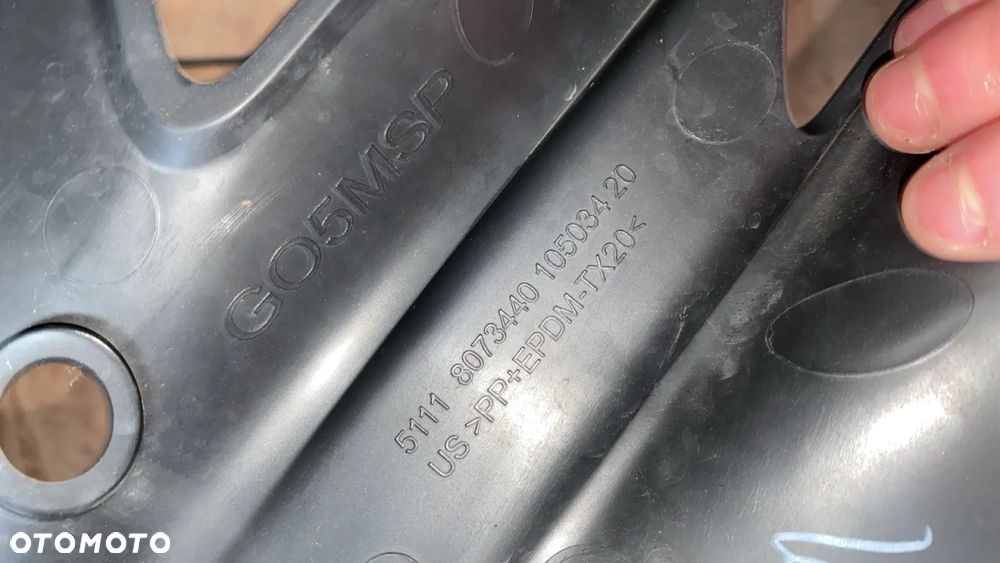 KRATKA HALOGENU ZDERZAKA PRAWA PRZÓD M PAKIET BMW X5 G05 8073440 - 3
