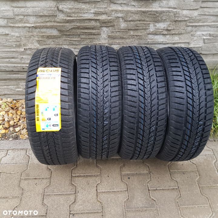 4x 195/55R16 Aeolus SnowAce AW02 Komplet opon zimowych Poznań - 1