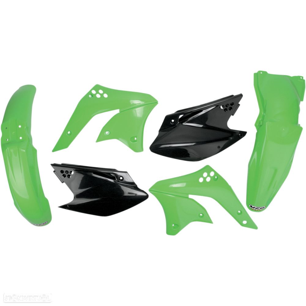 kit plasticos ufo kawasaki kx 250f - kakit210-999 - 1