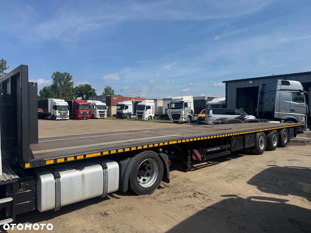 Kögel SN24 / platforma / najazdy / wciągarka - 2