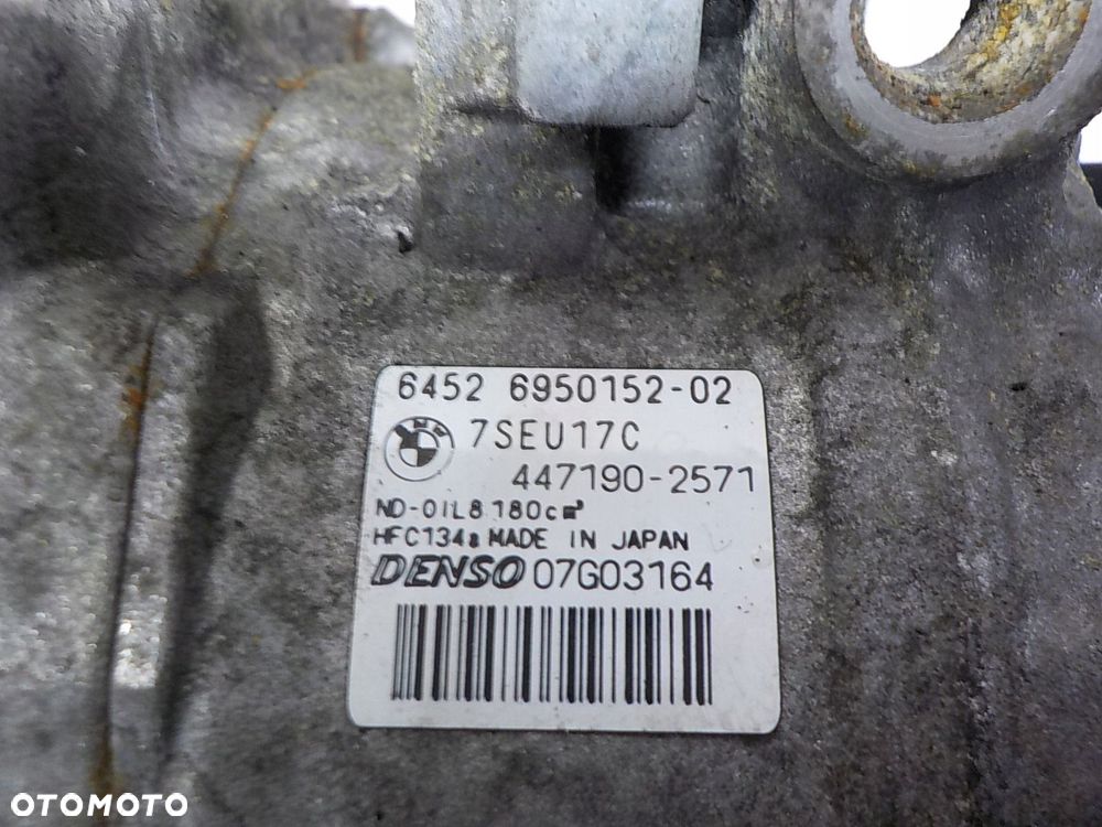 BMW 5 (E60) SPRĘŻARKA KLIMATYZACJI 6950152-02 447190-2571 - 4