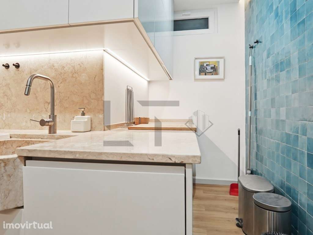 Elegante Apartamento T1 Remodelado com Acabamentos de Excelência e ... - Grande imagem: 5/22