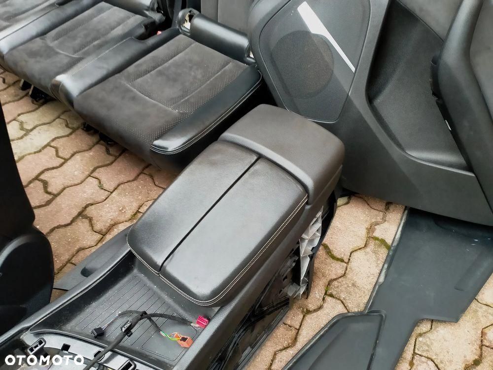 AUDI Q7 4M S-LINE / FOTEL FOTELE KANAPA BOCZKI TAPICERKA 5 OSOBOWA ISOFIX - 9