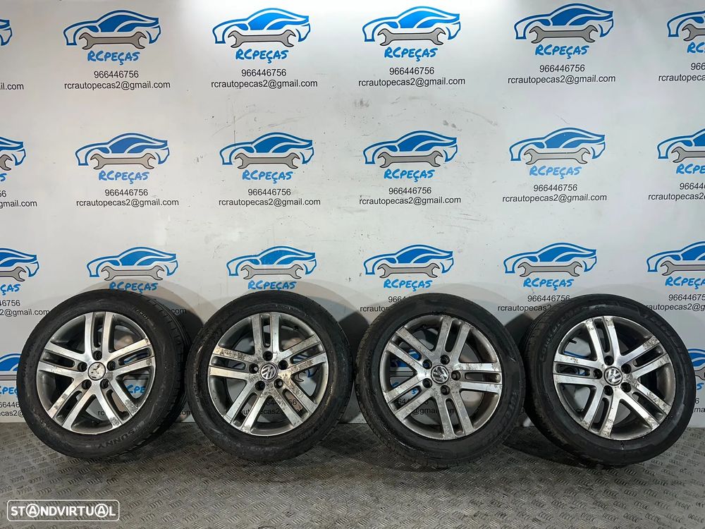 .Conjunto Jantes 16 Altanta Originais VW Volkswagen 5x112 6.5J ET50 1K0601025BM - 4