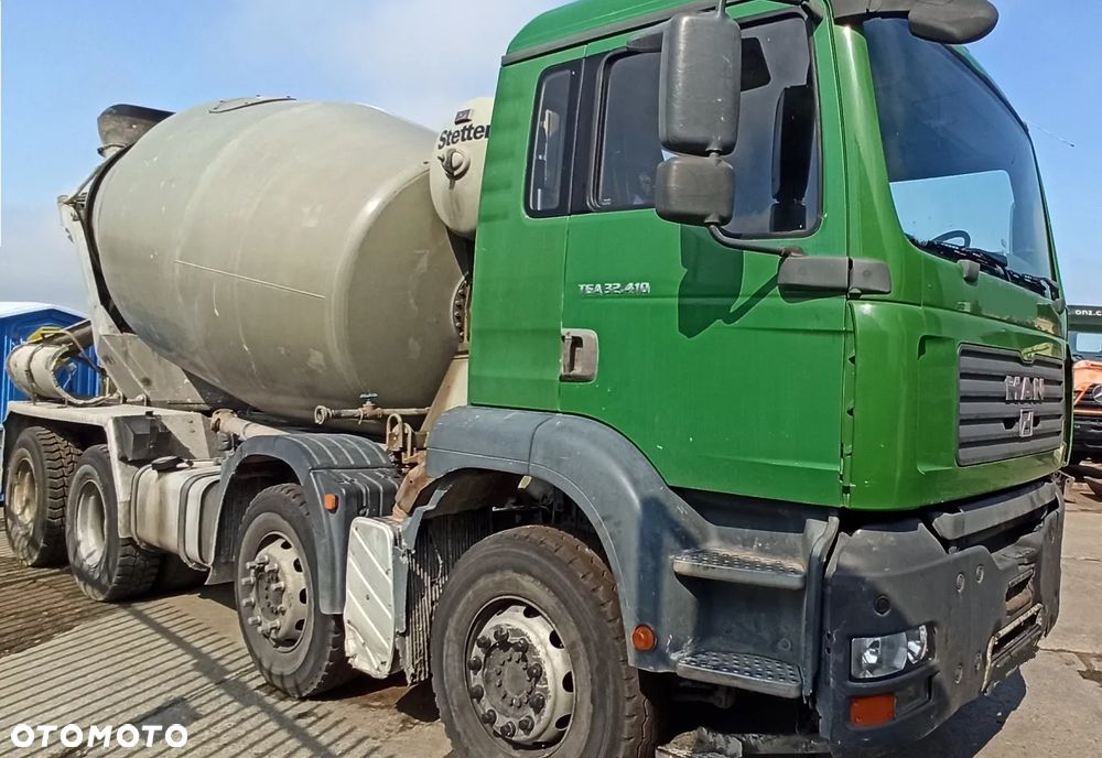 MAN TGA 32.410 8x4 STETTER 9m3