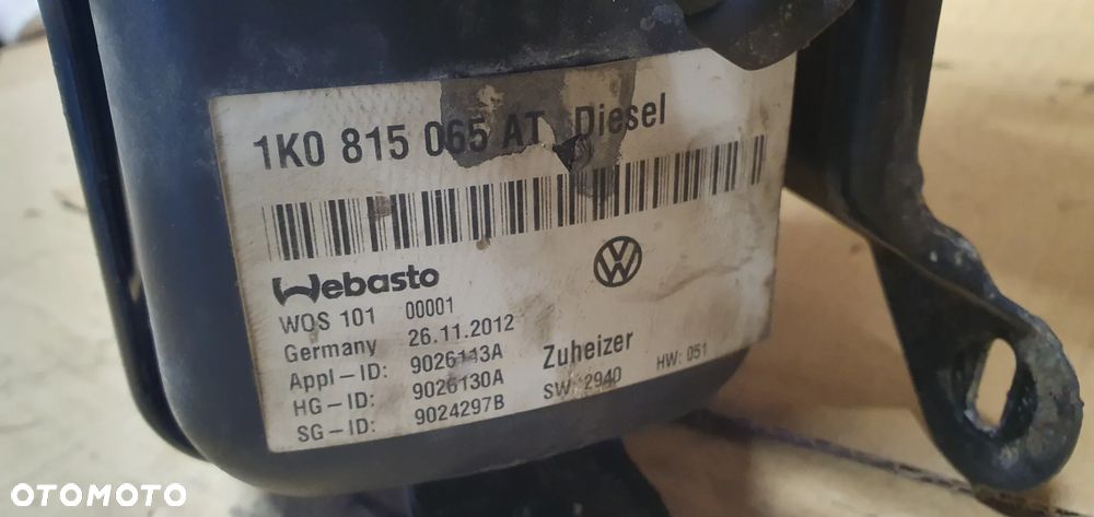 Webasto ogrzewanie postojowe VW Caddy III Lift 1.6 TDI 1K0815065AT - 12