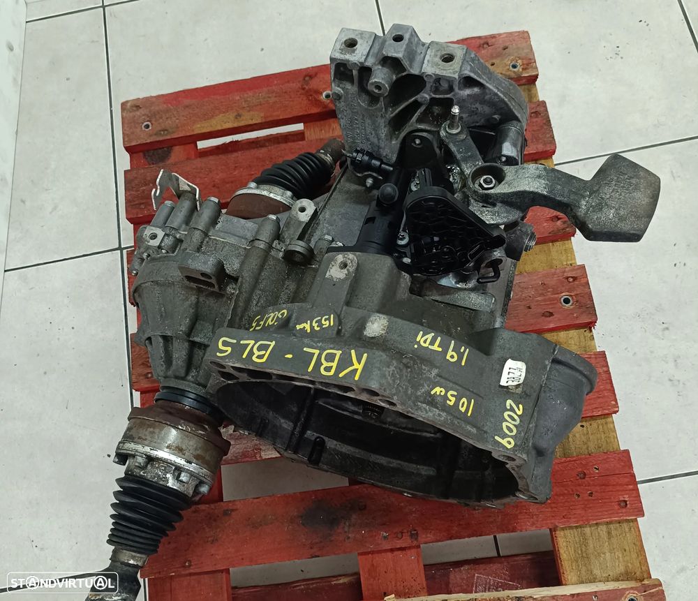 Motor golf 5 1.9TDI 105cv BLS caixa 5 velocidades KBL 2009 - 20