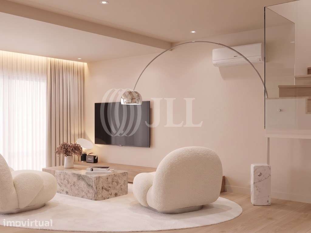 Apartamento T4 Duplex, novo, no condomínio Caxias Heights, em Oeiras - Grande imagem: 2/56