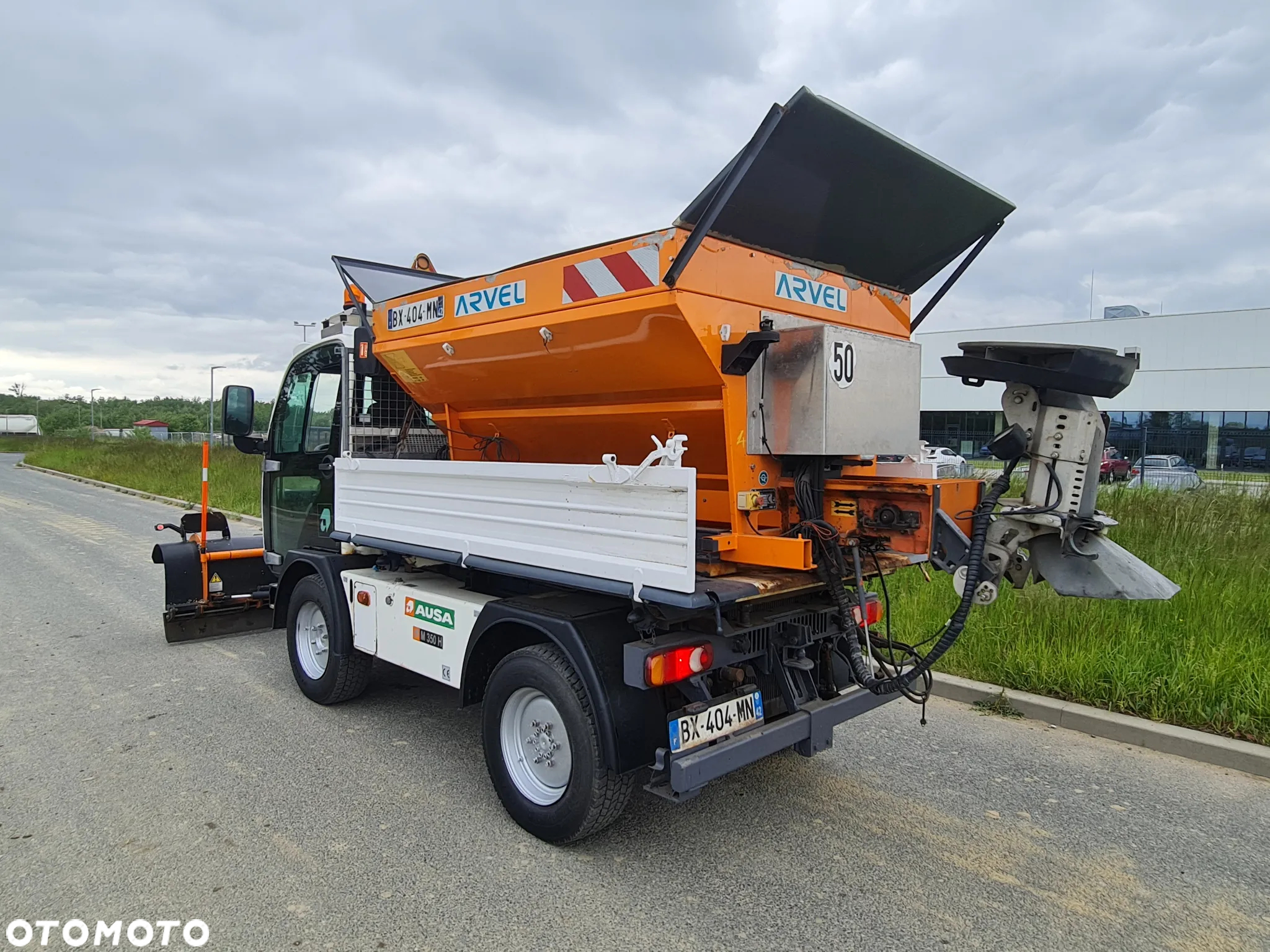 Multicar Tremo 2011 Ausa M350H Wywrotka 4x4 Solarka Arvel Pług Ladog Kompletny Zestaw - 12