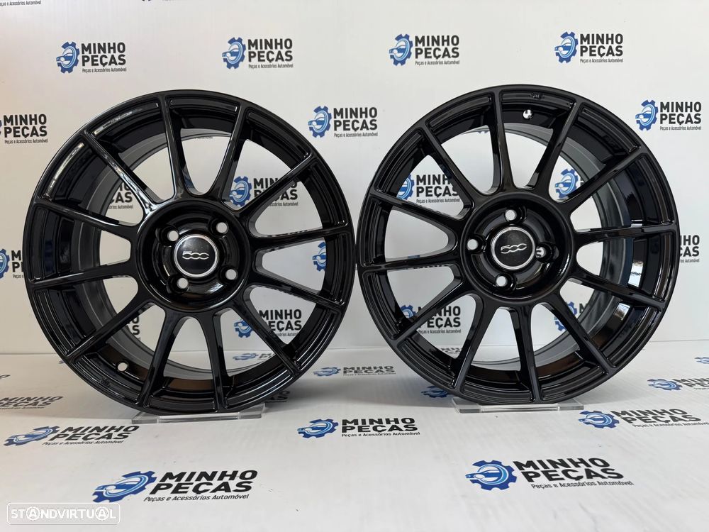 Jantes Look Fiat em 16 (4x98) Preto Brilho - 1