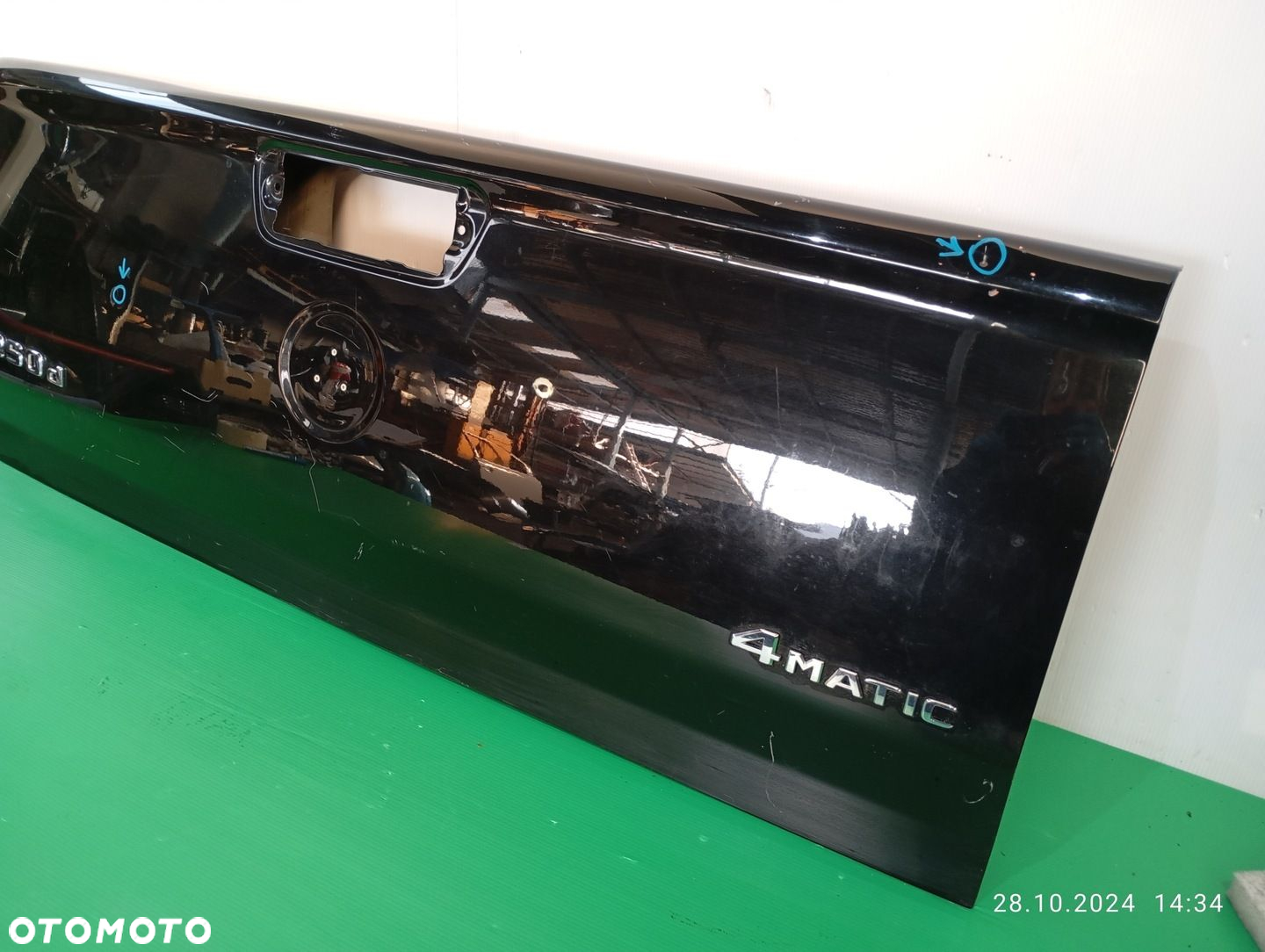 KLAPA TYLNA BURTA MERCEDES X-KLASA W470 X250 17- - 2
