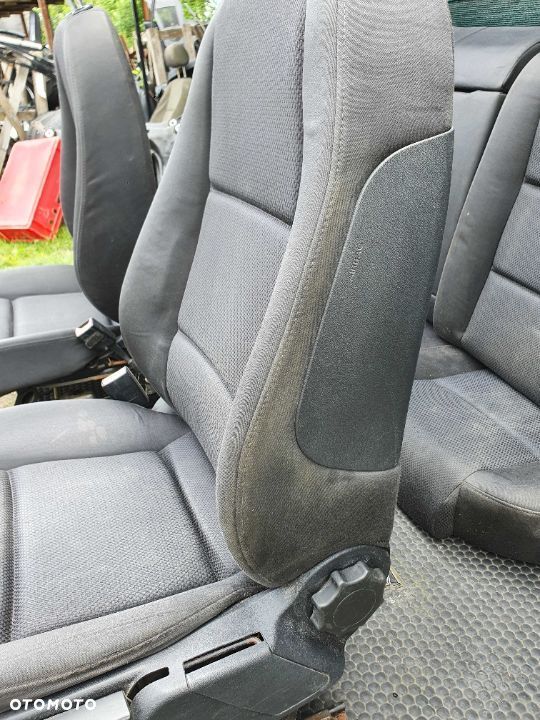 Fotele Fotel Kanapa Skladana Welur Czarny Soul Audi A4 B6 Sedan Kombi - 9