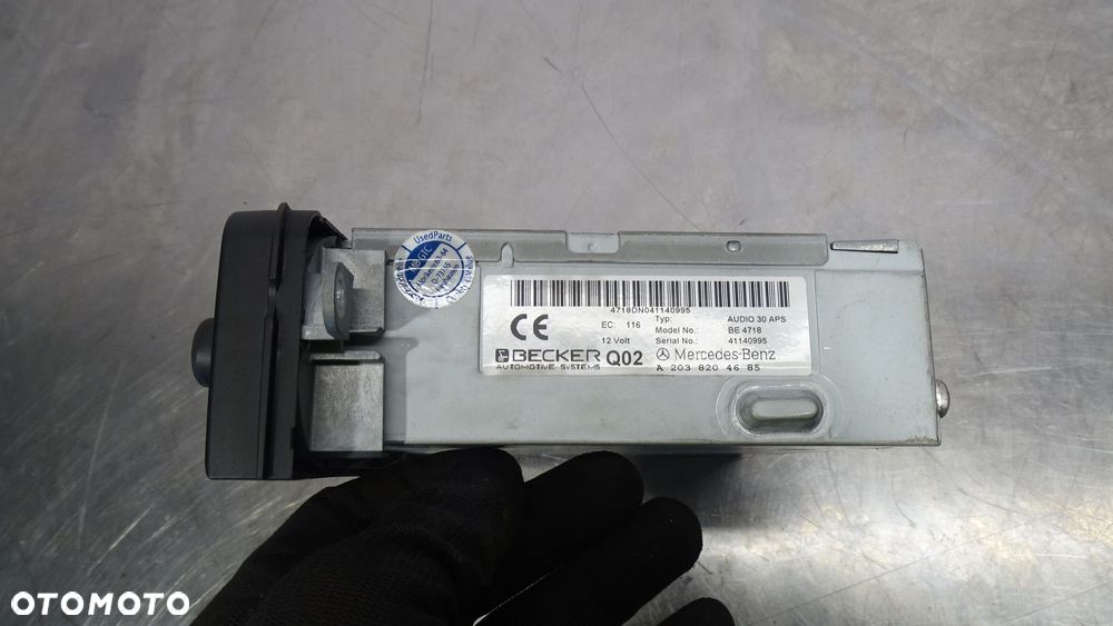 RADIO MERCEDES W203 C220 A2038204685 - 7