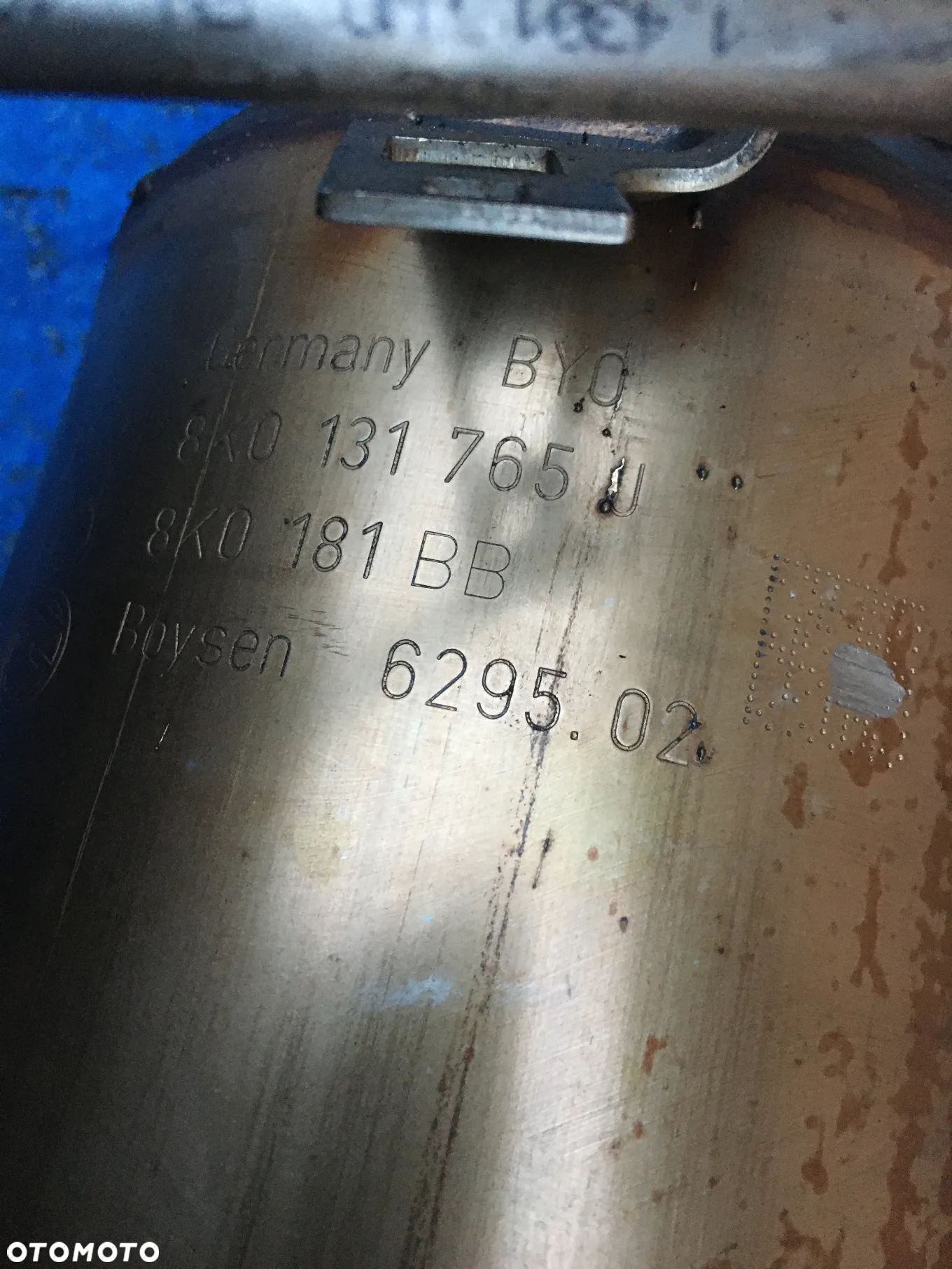 Audi Q5 8R 2.0 TDI Filtr Cząstek Stałych DPF FAP Sonda 8K0131765U 8K0131703F - 4