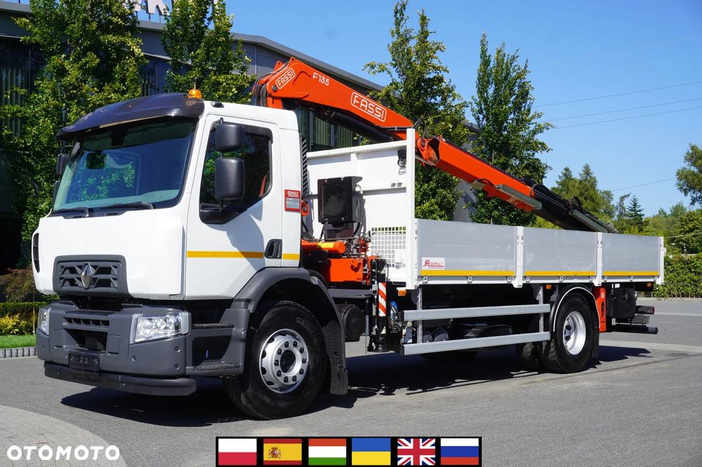 Renault C280 P4x2 E6 / HDS Fassi 5,6 t / Zasięg 8 m / Platforma 15 EPAL - 1
