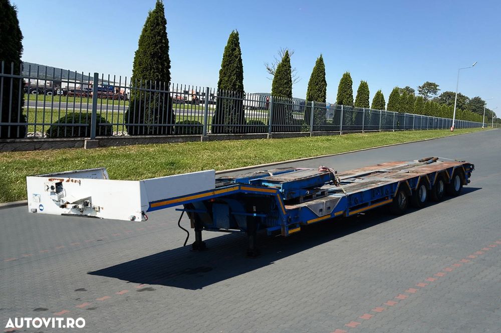 Trax / REMORCĂ JOS / REMORCĂ AUTO 15,3 M / 4 AXE (2 DE DIRECȚIE) / - 1